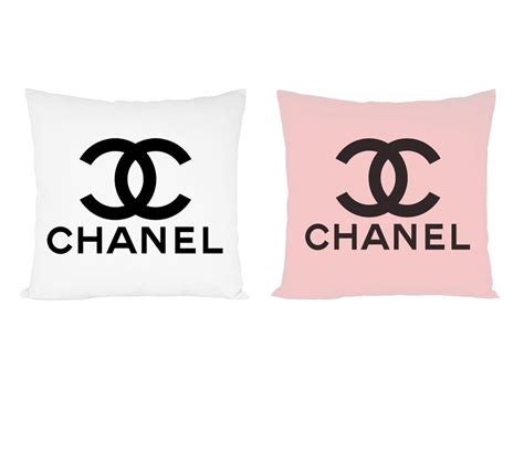 pink coco chanel pillow